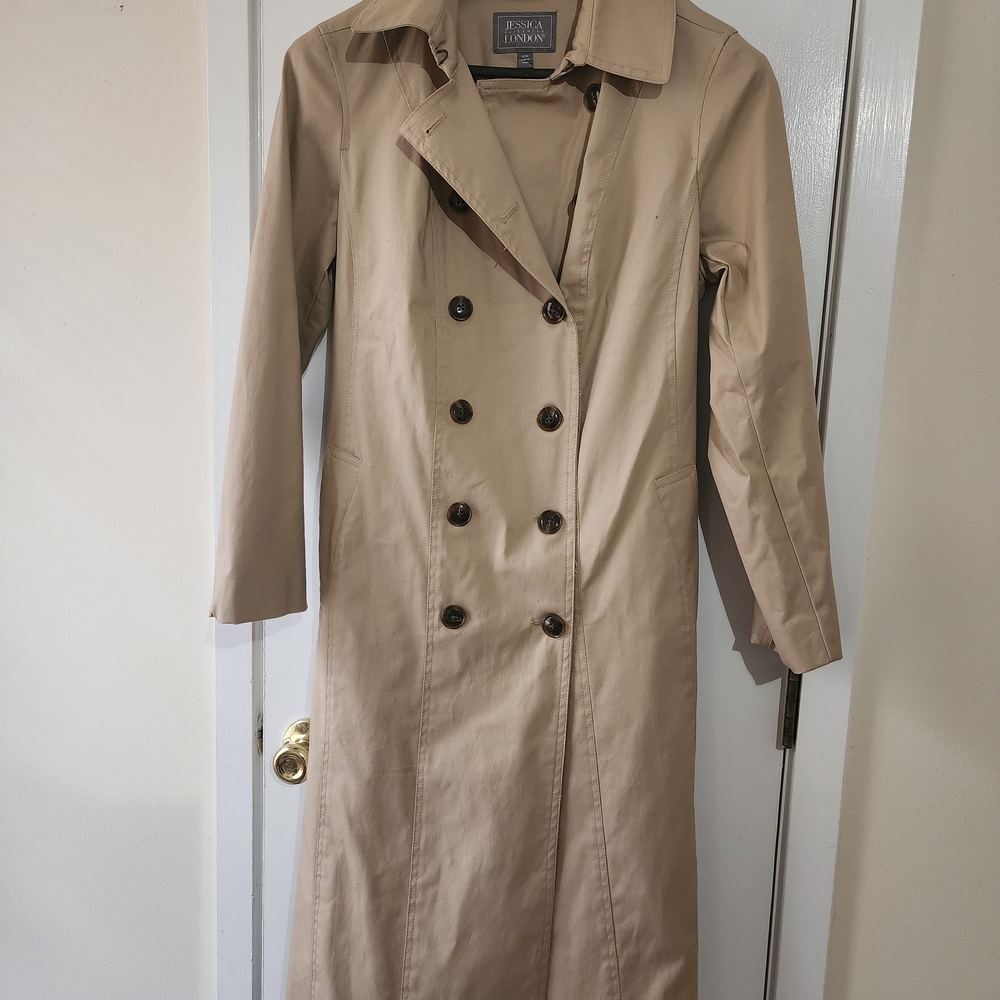 Jessica London Classic Tan Trench Coat